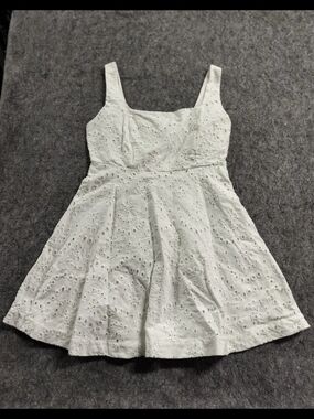 Jacqui The label White Eyelet Sundress for Women Size L